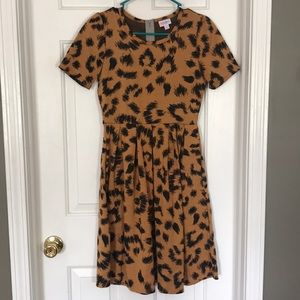 Leopard LuLaRoe Amelia dress